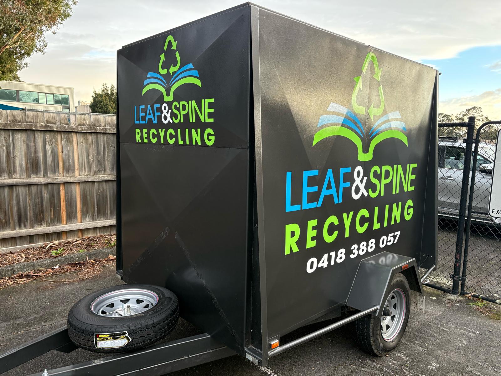 Leaf and Spine Recycling collection trailer